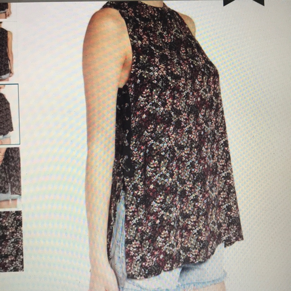 Side lace-up Tank